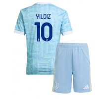 Juventus Kenan Yildiz #10 Koszulka Wyjazdowa dzieci 2025-26 Krótki Rękaw (+ krótkie spodenki)